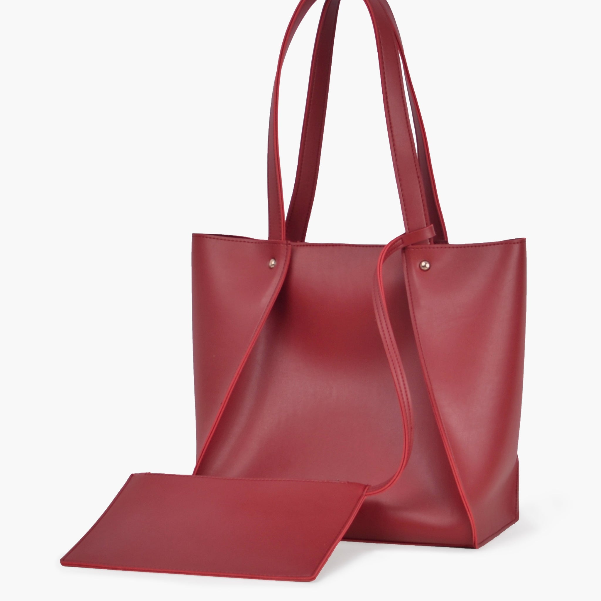 Maroon shopping Tote Bags