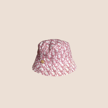 CHRISTIAN DIOR PINK TROTTER BUCKET HAT