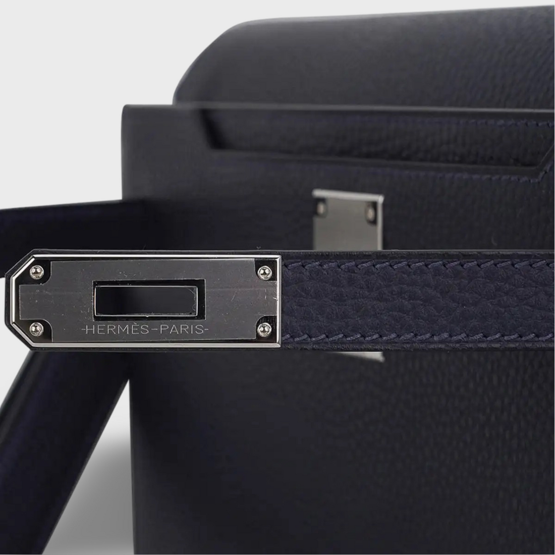 Hermes Kelly Depeches Pouch 25 Pouch Indigo