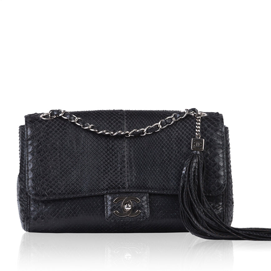 Chanel Timeless Python Shoulder Bag