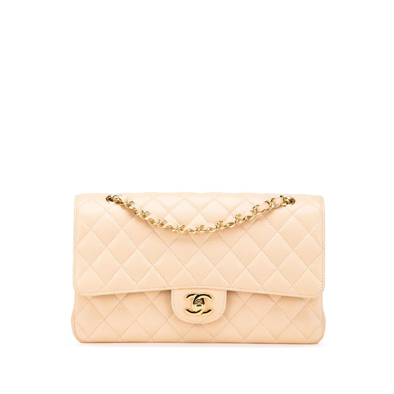 Chanel Matelasse 25 Caviar Double Flap Chain Shoulder Bag