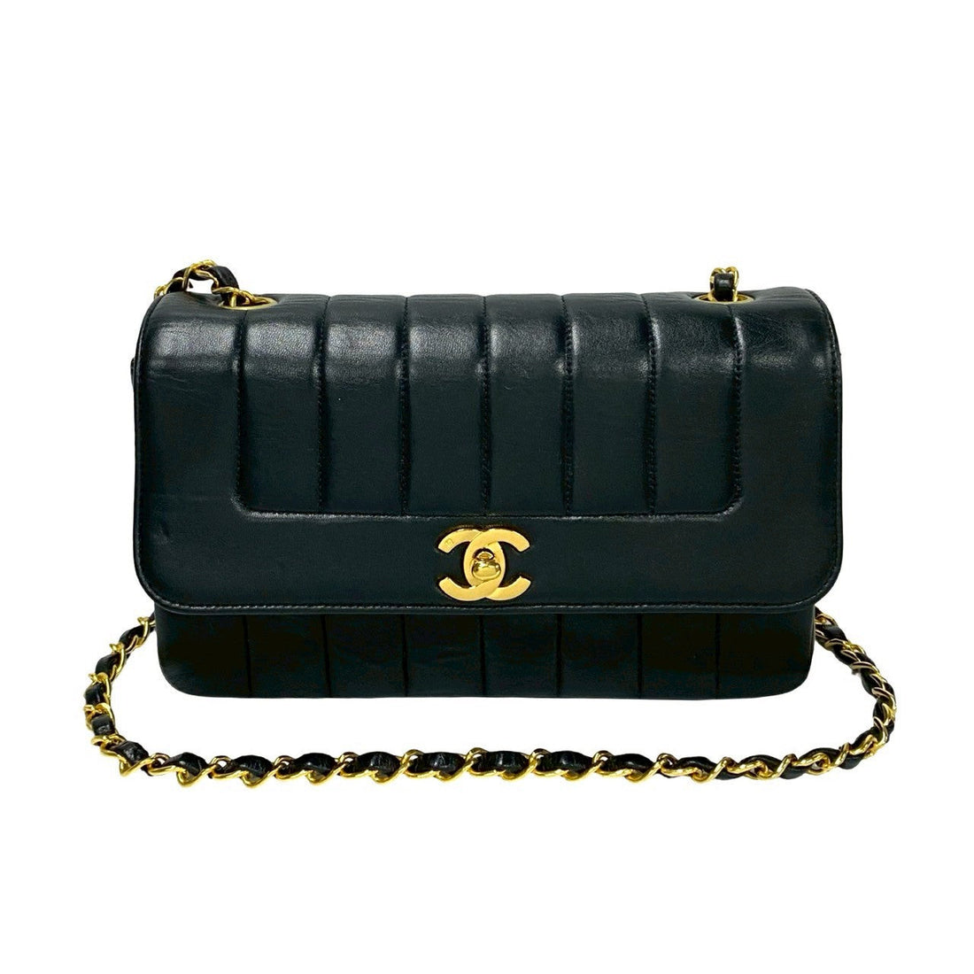 Chanel Mademoiselle Coco Mark Lambskin Shoulder Bag