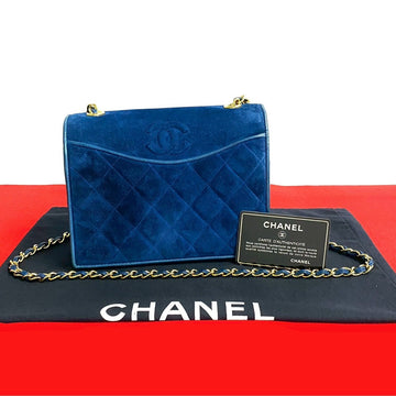 Chanel Matelasse Suede Leather Shoulder Bag