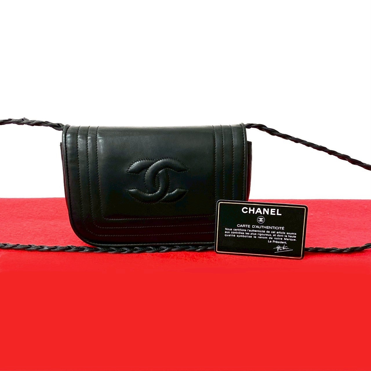 Chanel Lambskin Shoulder Bag