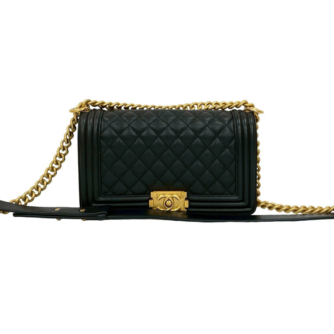 Chanel Boy Chanel Caviar Shoulder Bag