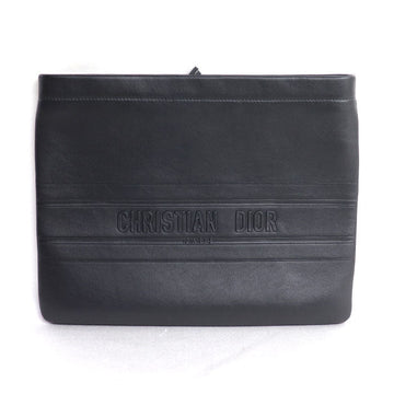 Dior Stripe Leather Clutch Bag S5543CGSB