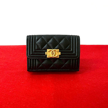 Chanel Boy Chanel Caviar Wallet