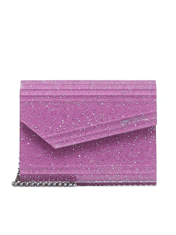 Jimmy Choo Women Light Magenta Candy Clutch Bag