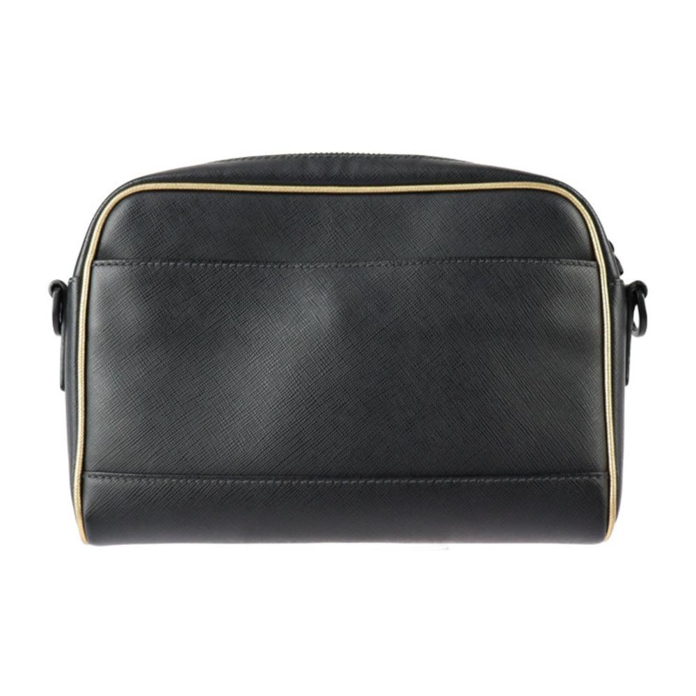 Black Fabric Prada Clutch
