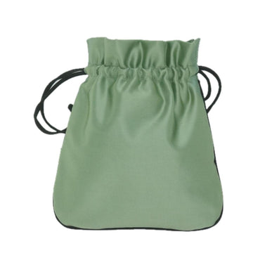 Green Fabric Prada Clutch
