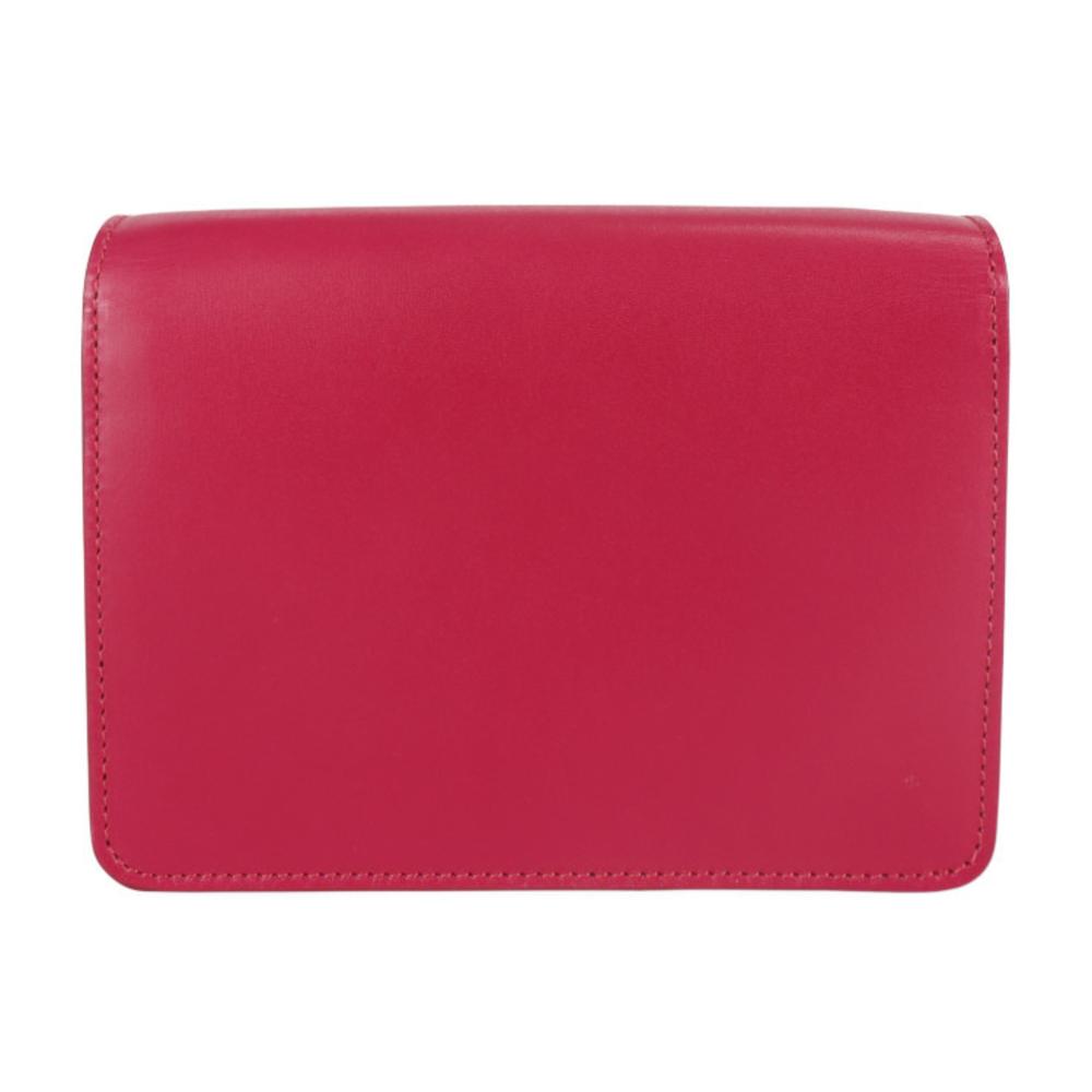 Pink Leather Prada Clutch