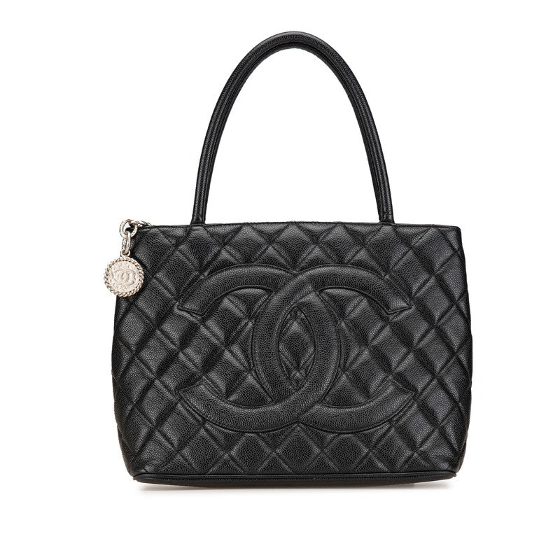 Chanel Caviar Skin Coco Mark Tote Bag A01804