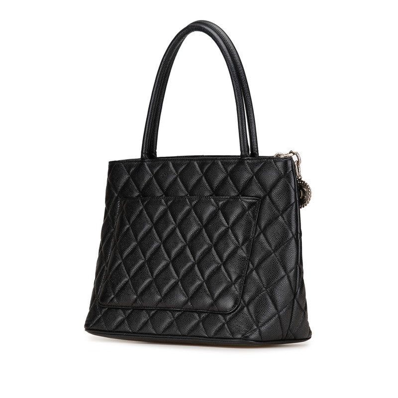 Chanel Caviar Skin Coco Mark Tote Bag A01804