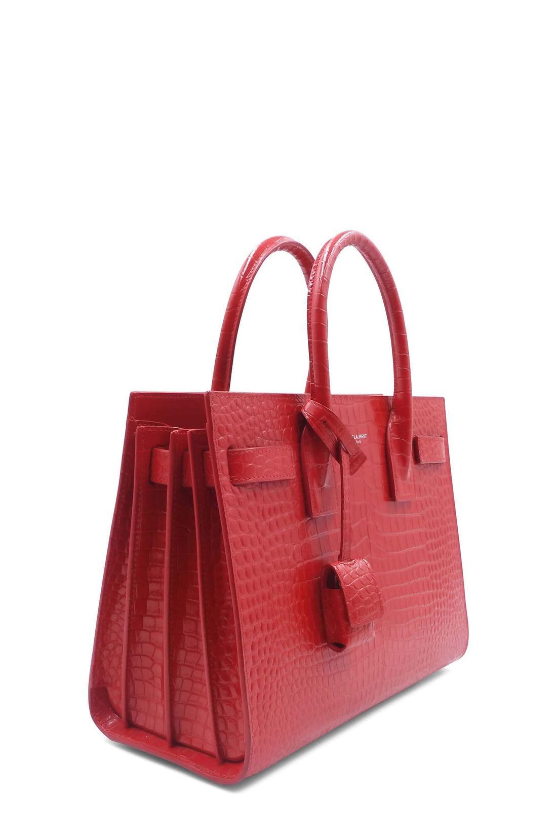 Classic Baby Sac De Jour Crocodile Embossed Red