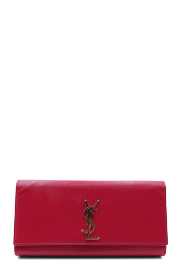 Classic Monogram Kate Clutch Fuchsia