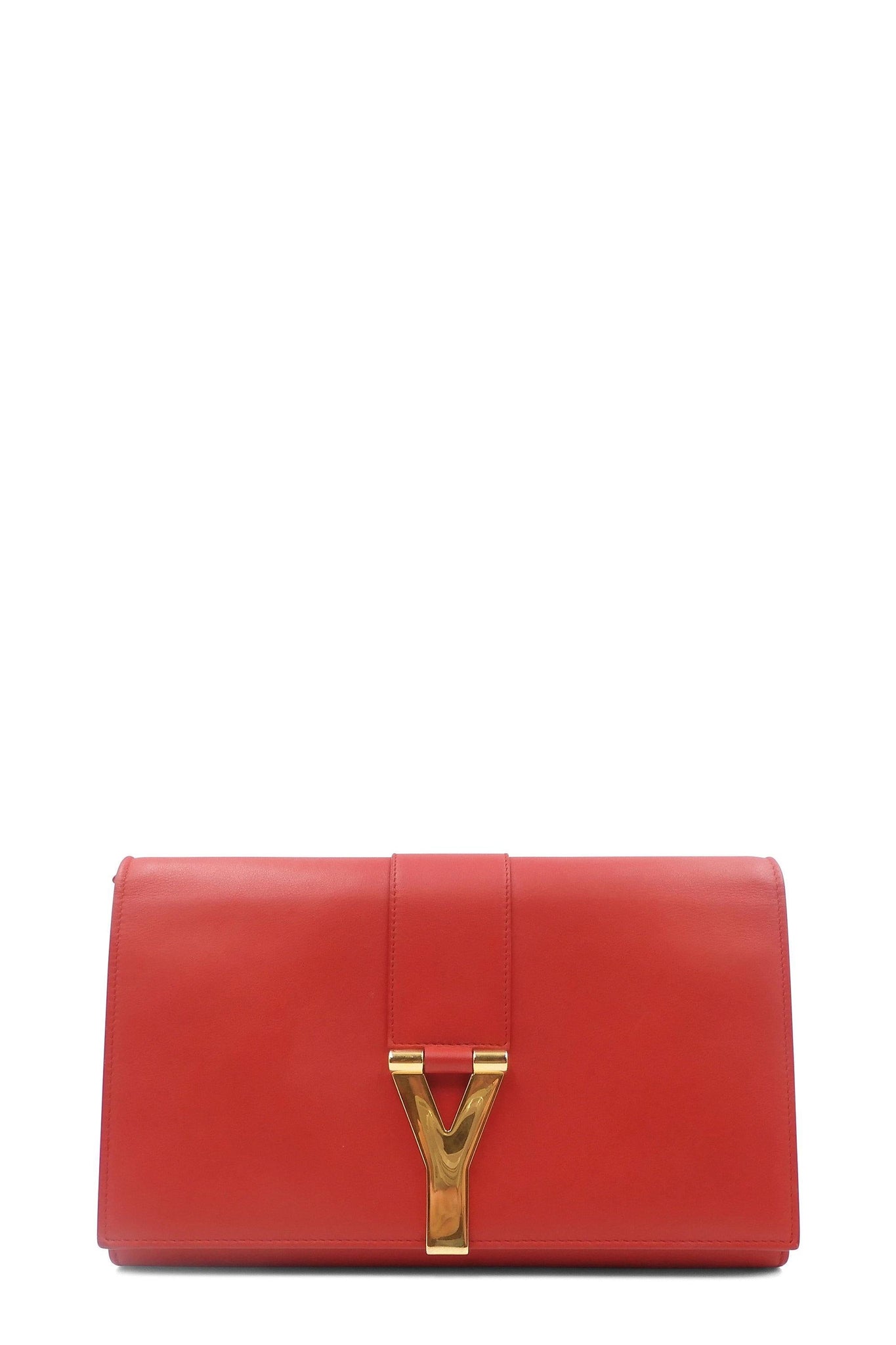 Classic Y Ligne Wallet on Chain Red