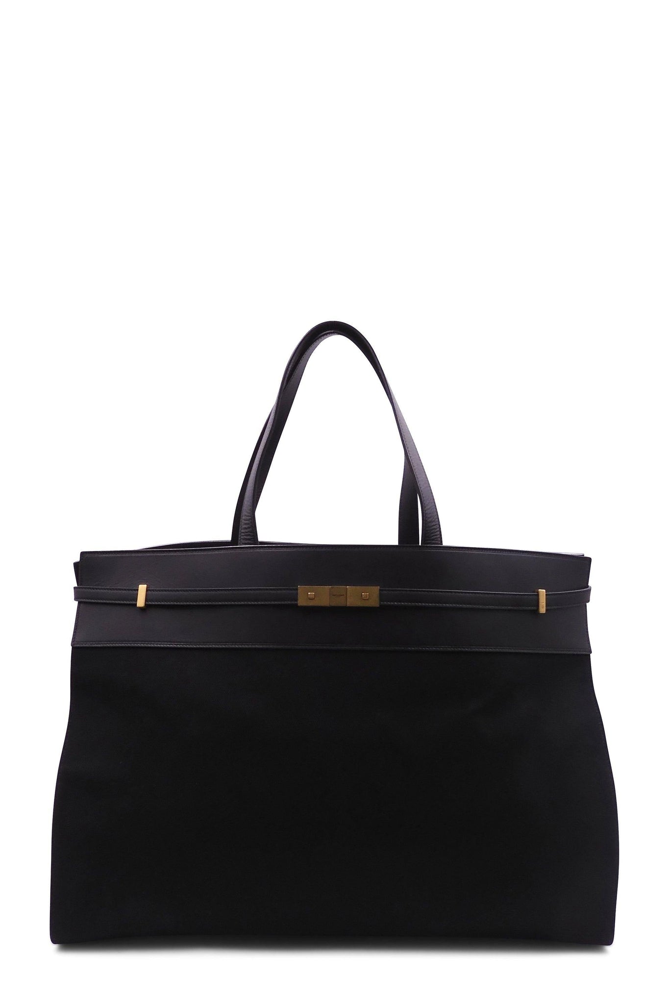 Large Manhattan Canvas Tote Black