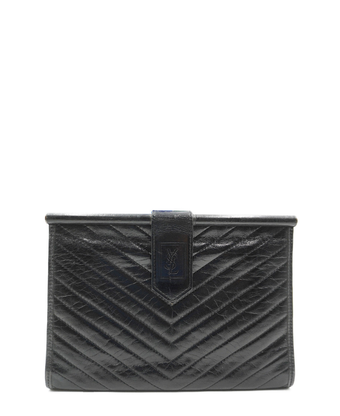 Leather Clutch Black
