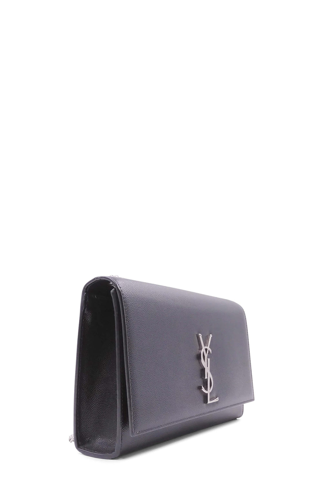 Monogram Medium Kate Black with Silver Hardware Black