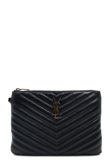 New Jolie Monogram Clutch Bag Nero