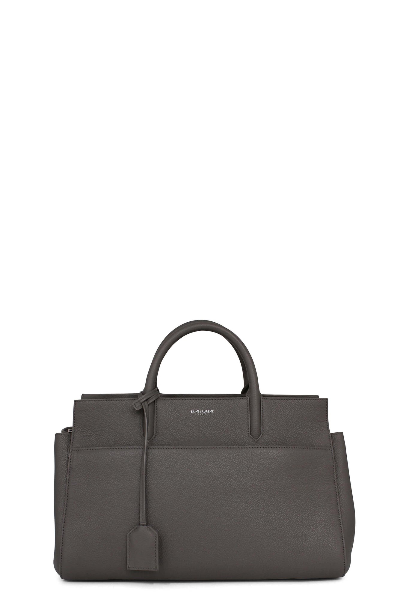 Small Cabas Rive Gauche with Front Pocket Grey