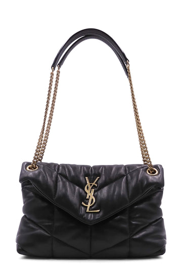 Small Loulou Puffer Bag Black
