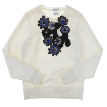 Chanel Camellia Motif Trainer White