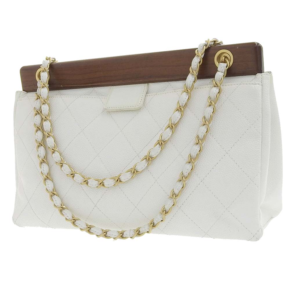 Chanel Caviar Skin Vintage Shoulder Bag