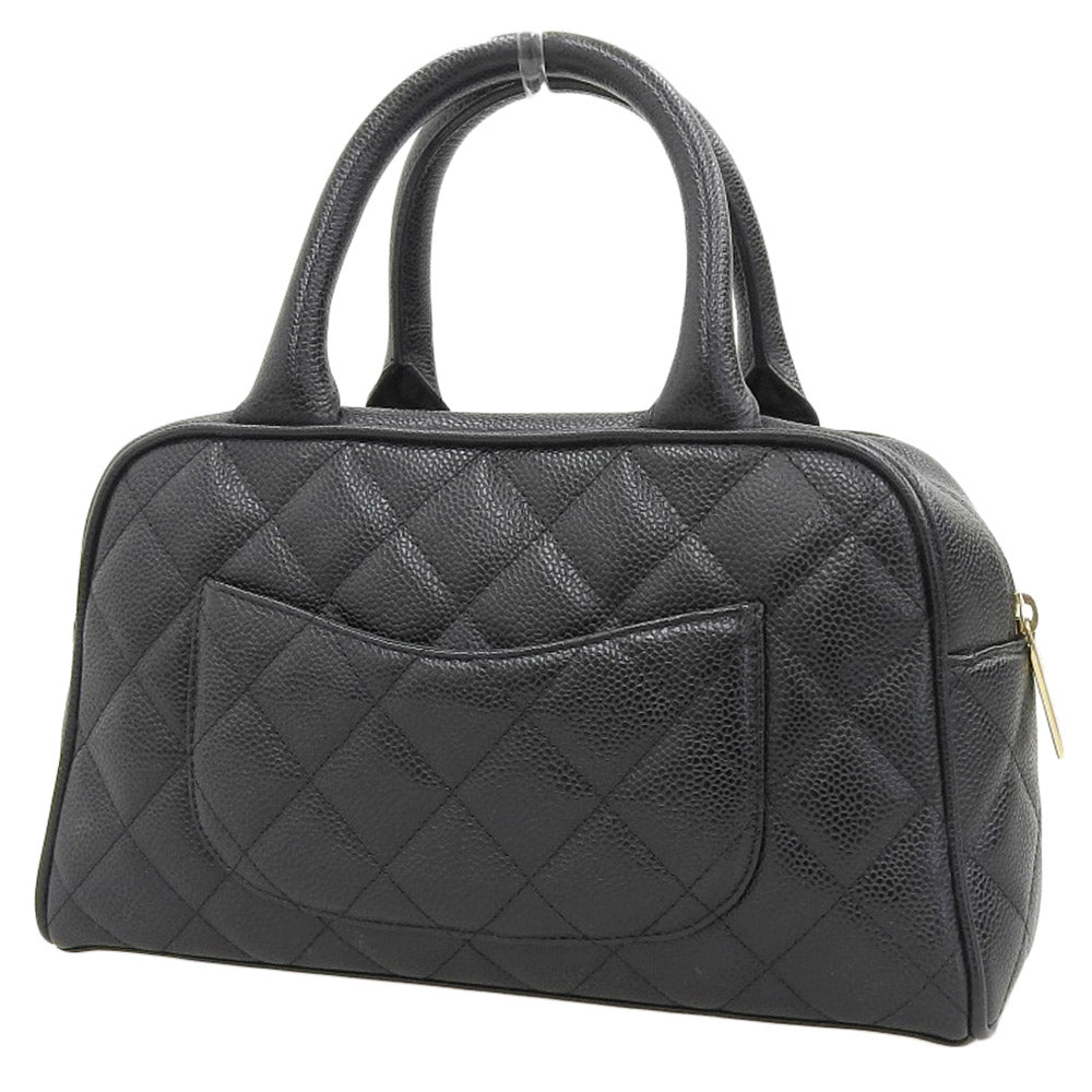 Chanel Caviar Skin Mini Boston Bag A20996