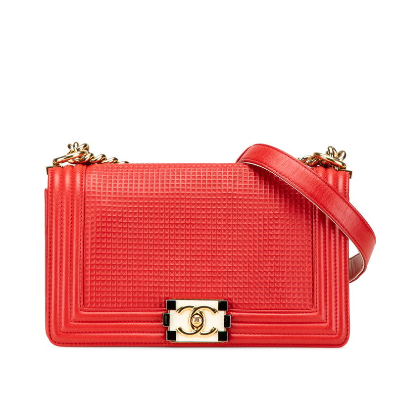 Chanel Boy Chanel Lambskin Shoulder Bag