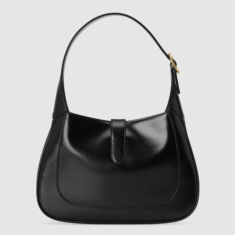 Gucci Jackie 1961 Small Shoulder Bag Black Leather