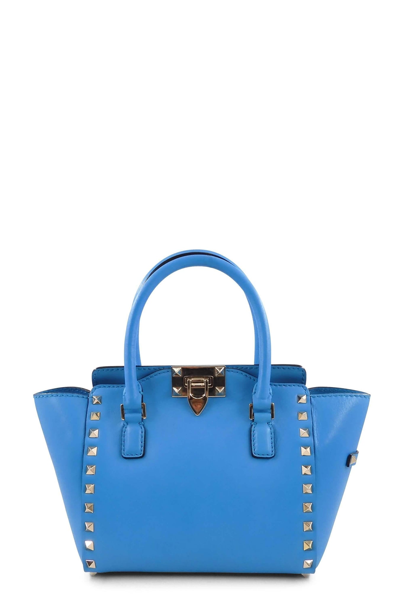 Mini Rockstud Satchel Blue