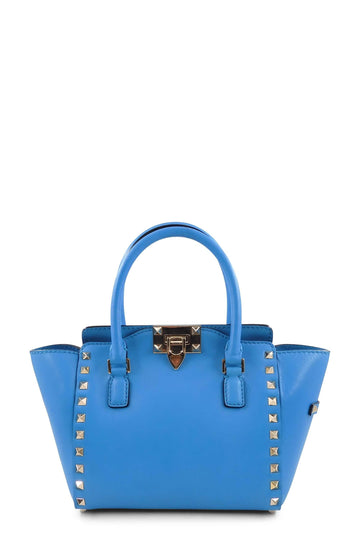 Mini Rockstud Satchel Blue