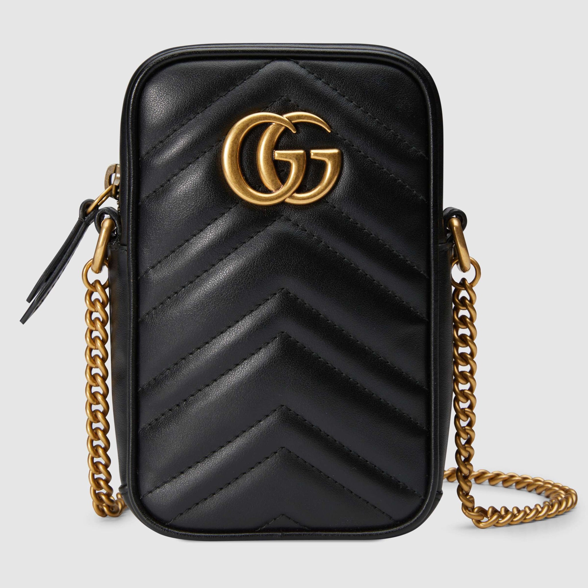 Gucci GG Marmont Mini Bag Black Leather