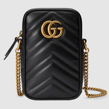 Gucci GG Marmont Mini Bag Black Leather