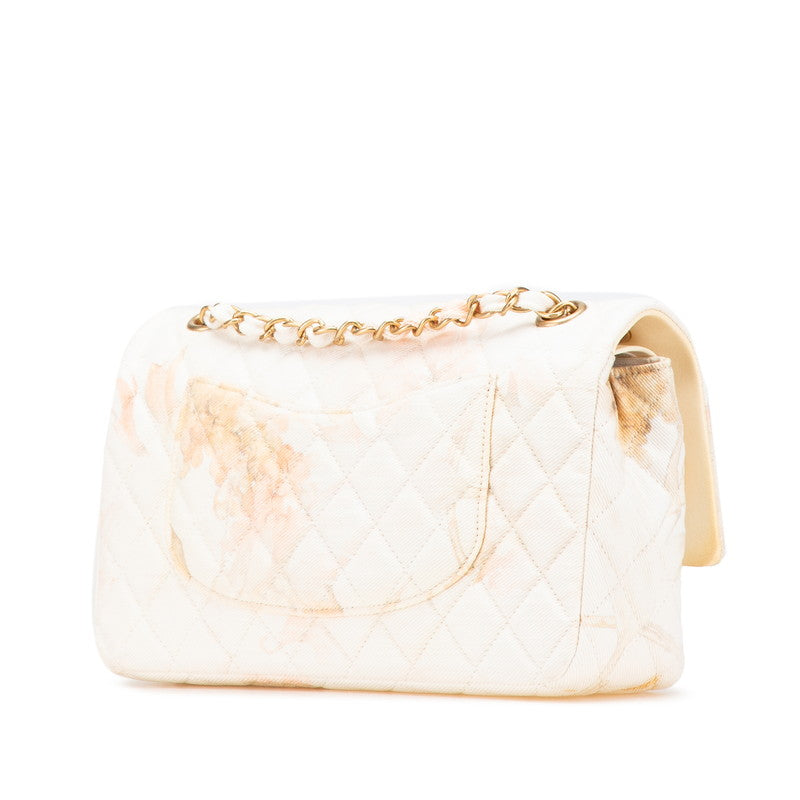 Chanel Matelasse 25 Cotton Leather Shoulder Bag