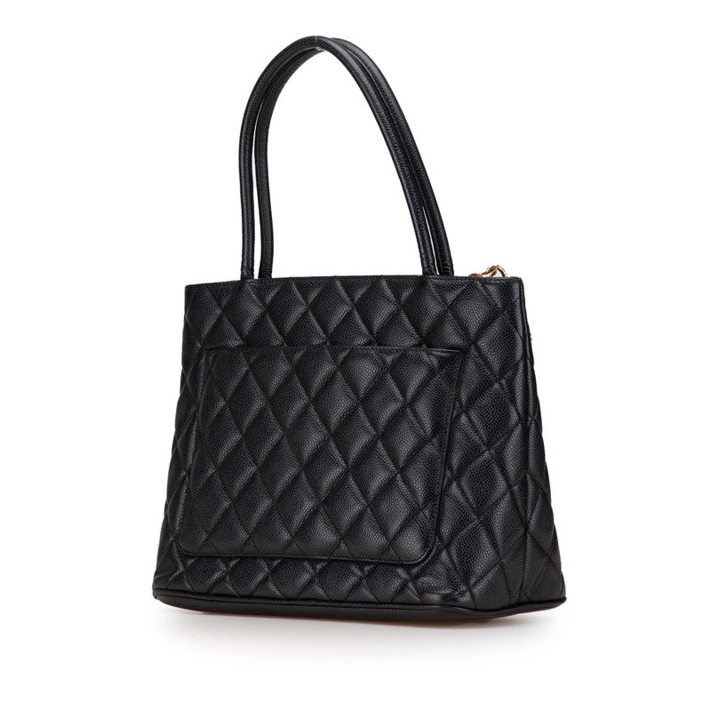Chanel Caviar Skin Matelasse Tote Bag A01804