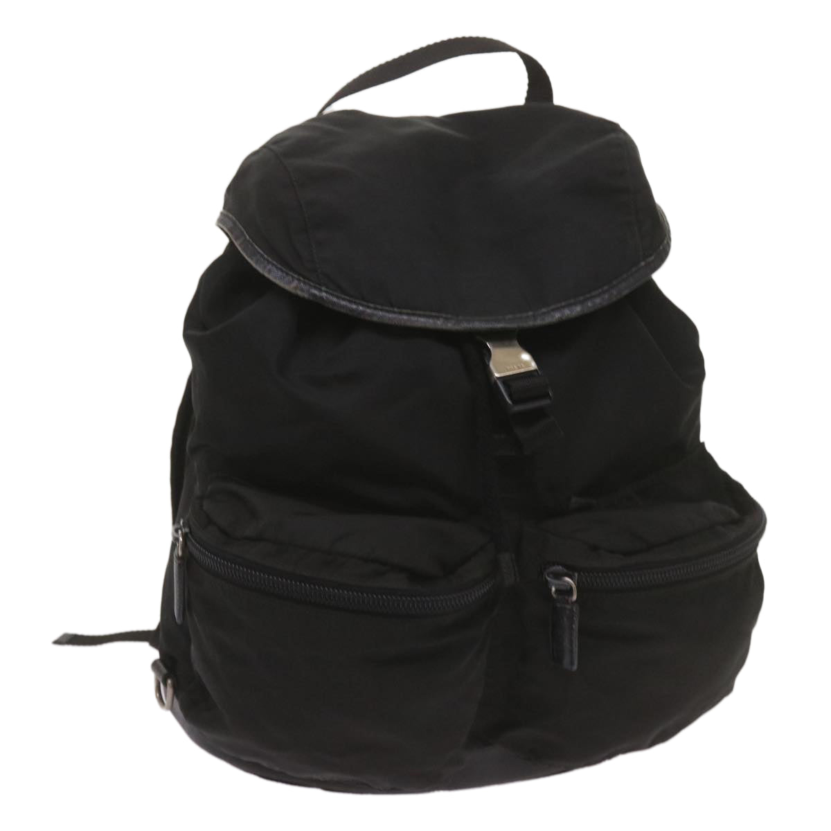 PRADA Backpack Nylon Black yk11052