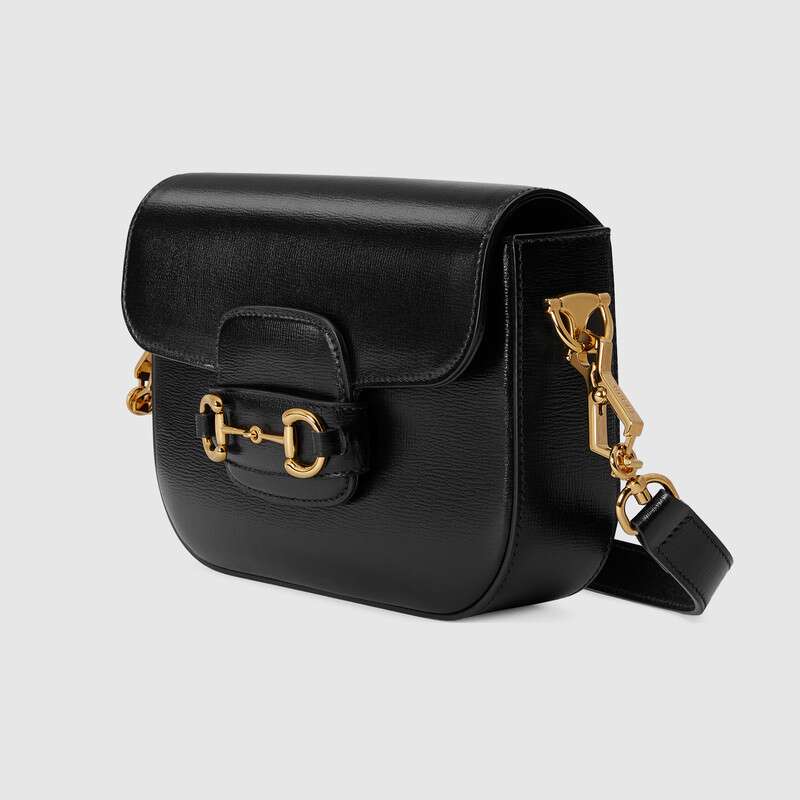 Gucci Horsebit 1955 Mini Bag Black Leather