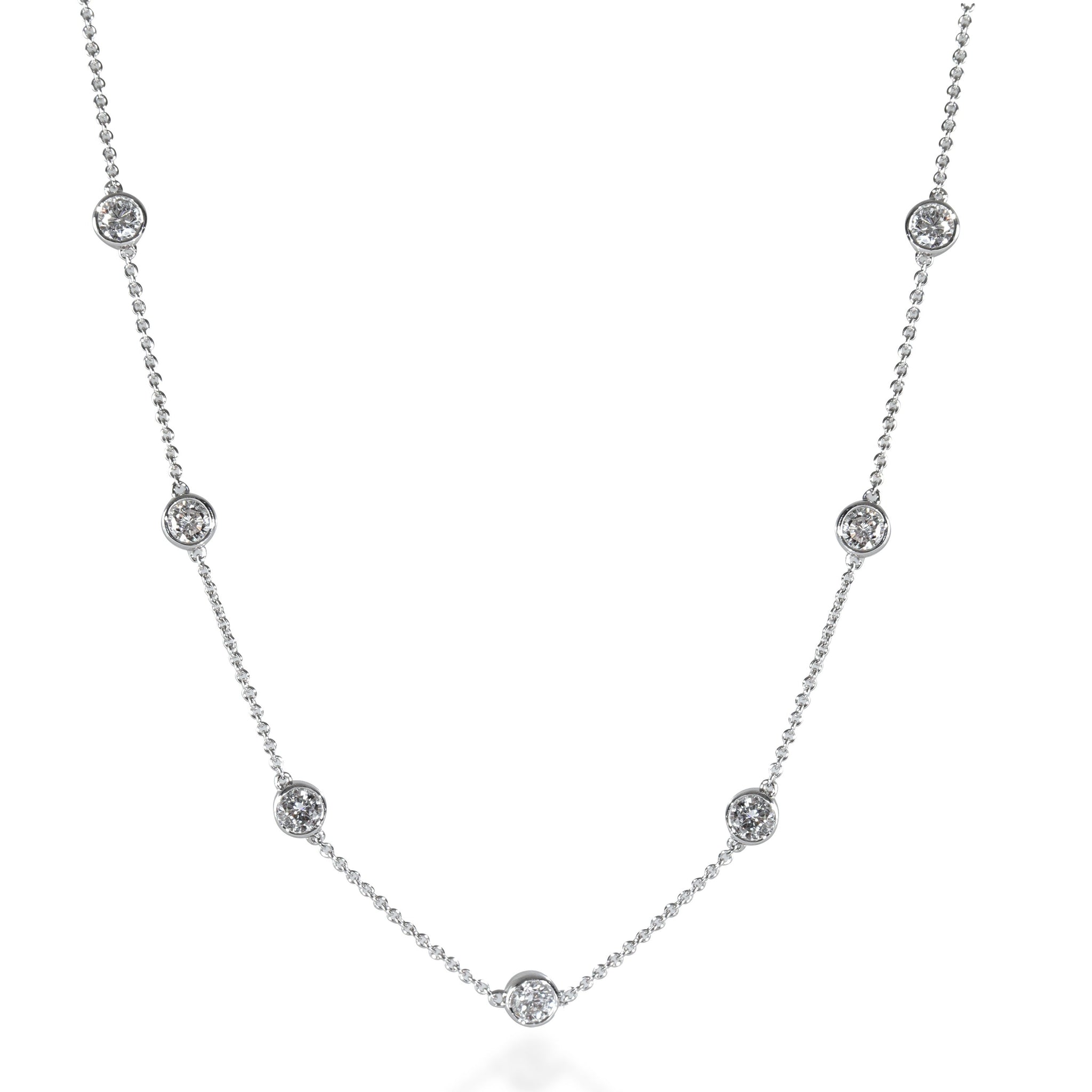 2 ctw White Gold Lab-Grown Diamond Necklace