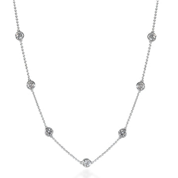 2 ctw White Gold Lab-Grown Diamond Necklace