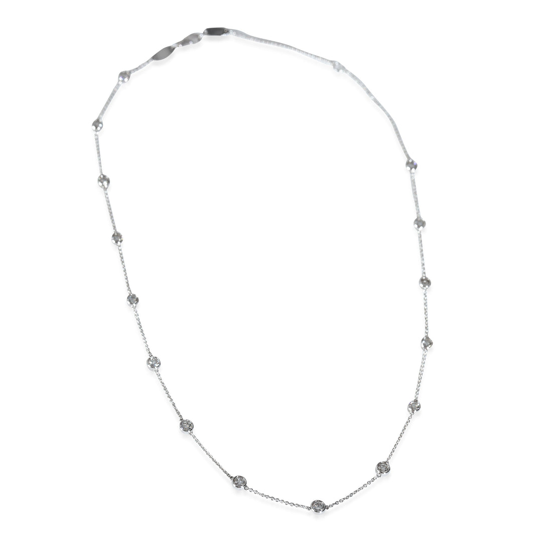 2 ctw White Gold Lab-Grown Diamond Necklace